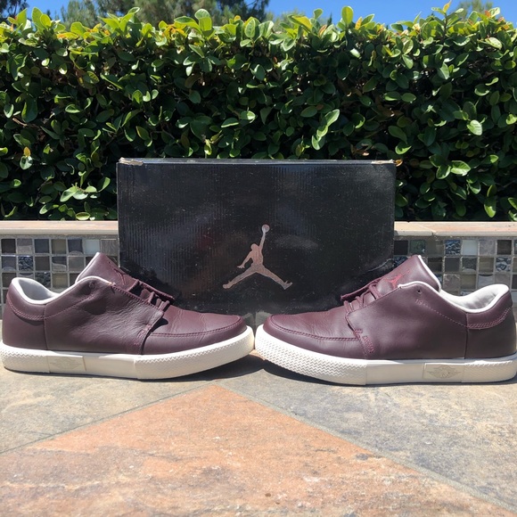 *SOLD* Jordan V.5 Low Deep Burgundy Brown Leather Sz 9.5 - Picture 9 of 10
